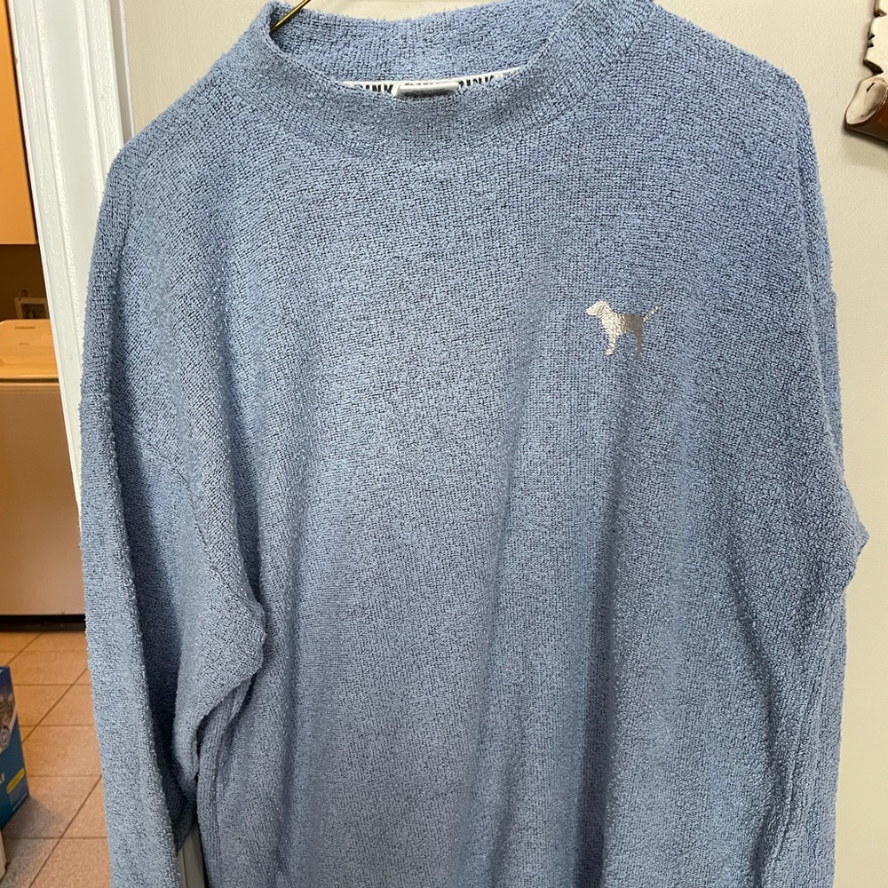 PINK terry sweater